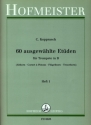 60 ausgew�hlte Et�den Band 1 f�r Trompete