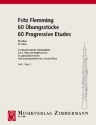 60 �bungsst�cke Band 1 f�r Oboe mit 2. Oboe als Begleitstimme in fortschreitender Schwierigkeit
