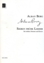 7 fr�he Lieder f�r Gesang (mittel) und Klavier (dt/en)