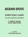 7 fr�he Lieder f�r Singstimme und Klavier (dt/en)