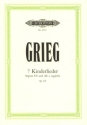 7 Kinderlieder op.61 f�r Kinder- oder Frauenchor a cappella Chorpartitur (dt)