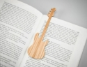 Lesezeichen Bass Gitarre Eiche aus Eichenholz 16cm x 5cm x 0,15cm