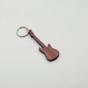 Schlsselanhnger E-Gitarre Walnuss aus Walnussholz 6,5cm x 2cm x 0,6cm