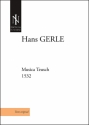 Hans Gerle, Musica Teusch (1532) consort de violes (a4) Conducteur + 4 parties spares