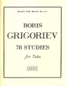 78 Studies for tuba  