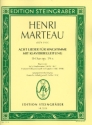 8 Lieder op.19c f�r Gesang und Klavier