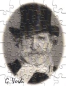 Muzzle Portrait Verdi Mini-Puzzle 6x8cm, 48 Teile, mit Umschlag, Rckseite beschreibbar
