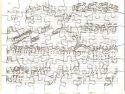 Muzzle Sonata von Scarlatti Mini-Puzzle 6x8cm, 48 Teile, mit Umschlag, Rckseite beschreibbar