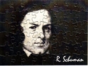 Muzzle Portrait Schumann Mini-Puzzle 6x8cm, 48 Teile, mit Umschlag, Rckseite beschreibbar