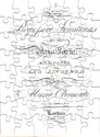 Muzzle Cover Sonatine op.36 von Clementi Mini-Puzzle 6x8cm, 48 Teile, mit Umschlag, Rckseite beschreibbar