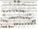 Muzzle Toccata von Scarlatti Mini-Puzzle 6x8cm, 48 Teile, mit Umschlag, Rckseite beschreibbar