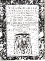 Muzzle Cover Toccate... von Frescobaldi Mini-Puzzle 6x8cm, 48 Teile, mit Umschlag, Rckseite beschreibbar