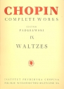 Waltzes for piano