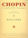 Ballades for piano