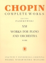 Works for piano and orchestra score