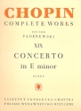 Concerto e minor op.11 for piano and orchestra score