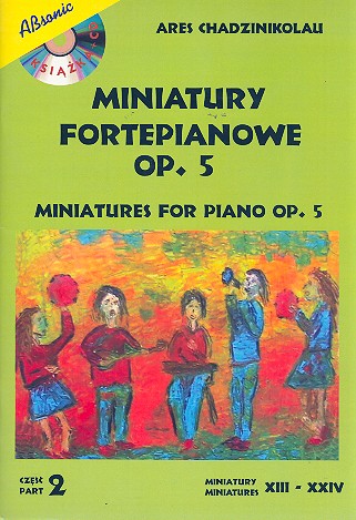 Miniatures op.5 vol.2 (nos.13-24) (+CD) for piano