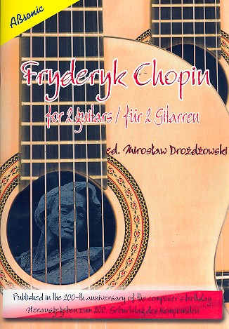 Fryderyk Chopin for 2 guitars score