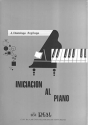 J.Domingo Argilaga, Iniciacin al Piano Klavier Buch