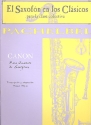 Canon para 4 saxofones (AAAB) Partitur und Stimmen