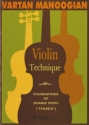 Vartan Manoogian, Violin Technique (Tcnica del Violn) 1 Violine Buch
