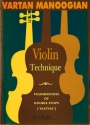 Vartan Manoogian, Violin Technique (Tcnica del Violn) 2 Violine Buch