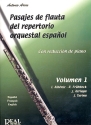 Pasajes de flauta del repertorio orquestral espanol vol.1 para flauta e piano