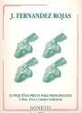 53 Pequenas piezas para principantes fr 2, 3 und 4 Gitarren Spielpartitur