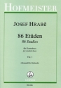 86 Et�den Band 1 (Nr.1-44) f�r Kontraba�