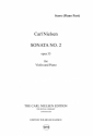 Carl Nielsen, Sonata No. 2 Op. 35 Violine und Klavier Partitur + Stimmen