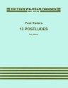 13 Postludes for piano