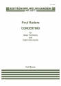 Poul Ruders, Concertino Bassposaune und Ensemble Partitur