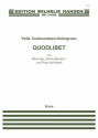 Pelle Gudmundsen-Holmgreen, Quodlibet Baritone Voice, String Quartet and Piano Partitur
