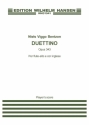 Niels Viggo Bentzon, Duettino Op. 343 Alto Flute and English Horn Partitur