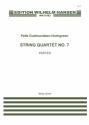 Pelle Gudmundsen-Holmgreen, String Quartet No. 7 'Parted' Streichquartett Partitur