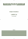 Asbjrn Schaathun, Lament (II) (Full Score) Piccolo, Clarinet, Vibraphone, Piano, Violin and Cello Partitur