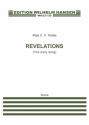 Maja S.K. Ratkje, Revelations (This Early Song) Voice, 2 Violins and Viola Buch
