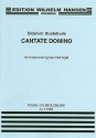 Dietrich Buxtehude, Cantate Domino Soprano and Bass Voice and Organ Partitur