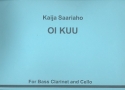 Oi kuu fr Bassklarinette und Violoncello Spielpartitur,  Archivkopie