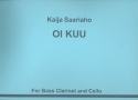 Oi kuu fr Bassklarinette und Violoncello Spielpartitur,  Archivkopie