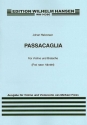 Passacaglia fr Violine und Viola fr Violine und Violoncello Partitur und Stimmen