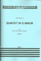 Quintett g-Moll fr Klavier und Streichquartett Streicherstimmen
