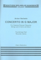 Concerto G major for descant recorder and piano
