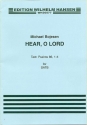Michael Bojesen, Hear, O Lord SATB Klavierauszug