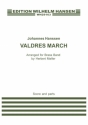 Johannes Hanssen, Valdres March Brass Band Partitur + Stimmen