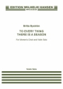 Britta Bystrm, To Every Thing There Is A Season SSSAA and Violin Part