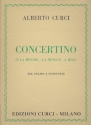 Concertino in la minore per violino e pianoforte