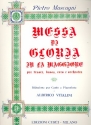 Messa di gloria per tenore, basso coro misto e orchestra per canto e pianoforte