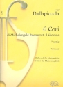 6 cori di Michelangelo Buonarroti il Giovane vol.1 (2 cori) fr gem Chor a cappella Partitur