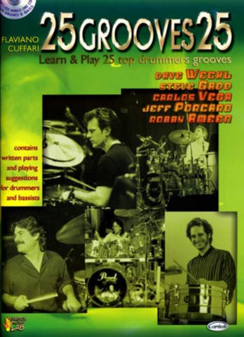 25 grooves 25 vol.1 (+CD): 25 top drummers grooves